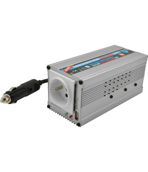 Convertisseur 12/24V auto 220/240V 350W USB 2,1A