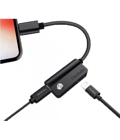 Câble doubleur audio et charge lightning iPhone 7/10
