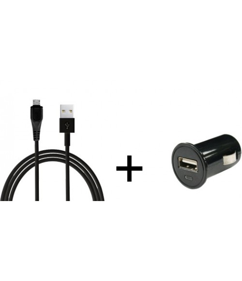 Chargeur AC 3A + câble micro USB MOXIE