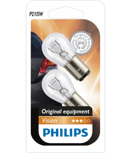2 ampoules P21/5W 12V PHILIPS (blister) (12499B2)