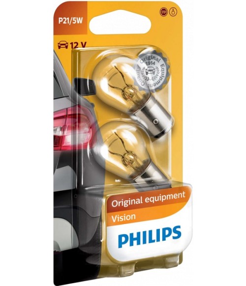 2 ampoules P21/5W 12V PHILIPS (blister) (12499B2)