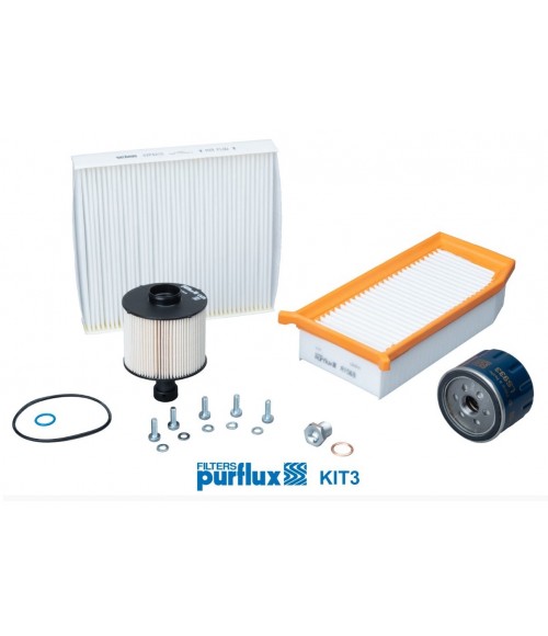 Kit de filtres Purflux Renault Captur 1.5 dci apres 2013