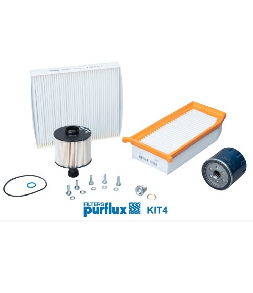 Kit de filtres Purflux Captur Clio IV 1.5Dci Duster Logan Sandero 1.5 Dci