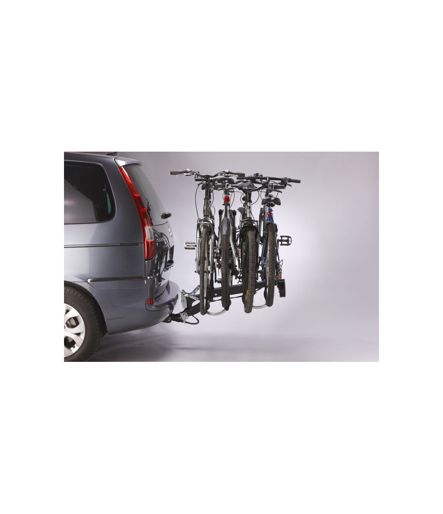 Porte vélo d'attelage suspendu pour 3 vélos vae- e-binclinable avec  antivol, syteme easy pour montage rapide - fabrication francaise Mottez  Hercule