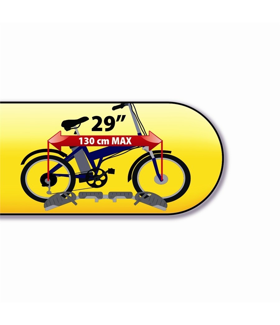 Porte-vélo 2 vélos électriques sur plateforme - Mottez