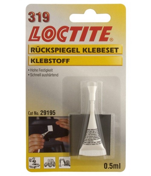 Colle de rétroviseur intérieur Loctite 319 0,5ml et 1 gaze