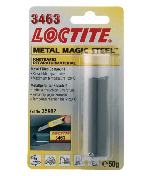 Colle metal magic STEEL Loctite 3463 50g