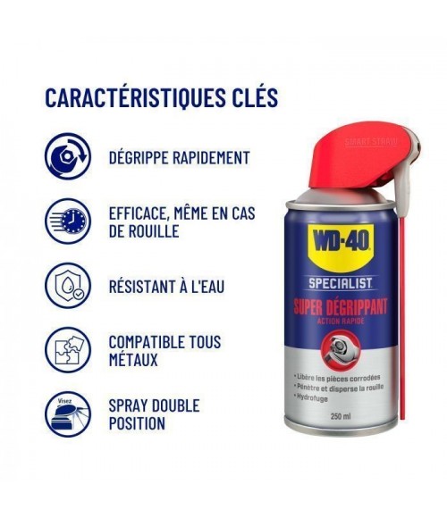 DEGRIPPANT MULTIFONCTION 025ML WD-40 - GAMA OUTILLAGE