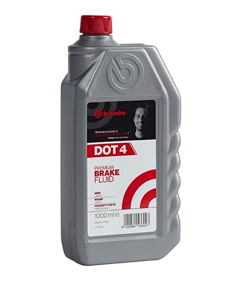 Brembo Liquide de frein DOT 4  1L Premium Brake fluid L04 010