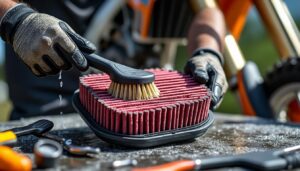 découvrez notre guide rapide et efficace pour le nettoyage du filtre à air de votre motocross, afin d'optimiser les performances et prolonger la durée de vie de votre moteur.